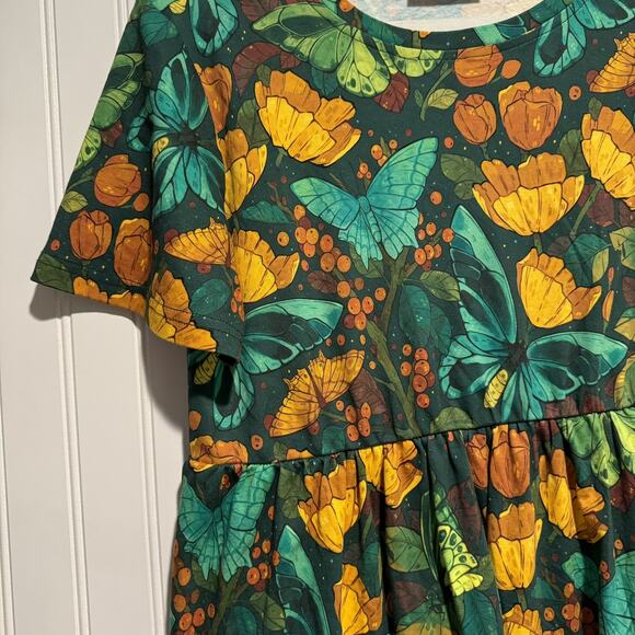 Morning Witch Emerald Dream Butterfly Dress Fairy Forest Size Small - Picture 2 of 5